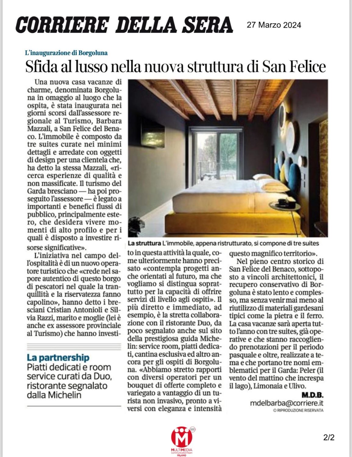 CORRIERE DELLA SERA